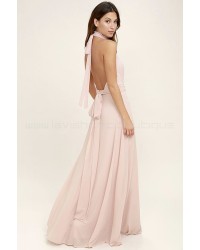 First Comes Love Blush Pink Maxi Dress